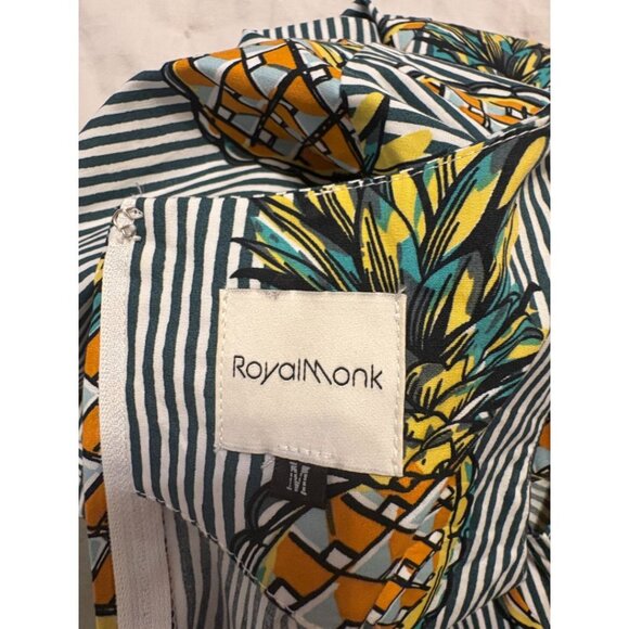 Royal Monk Sun Dress – Pineapple Print, Size M - Picture 6 of 6